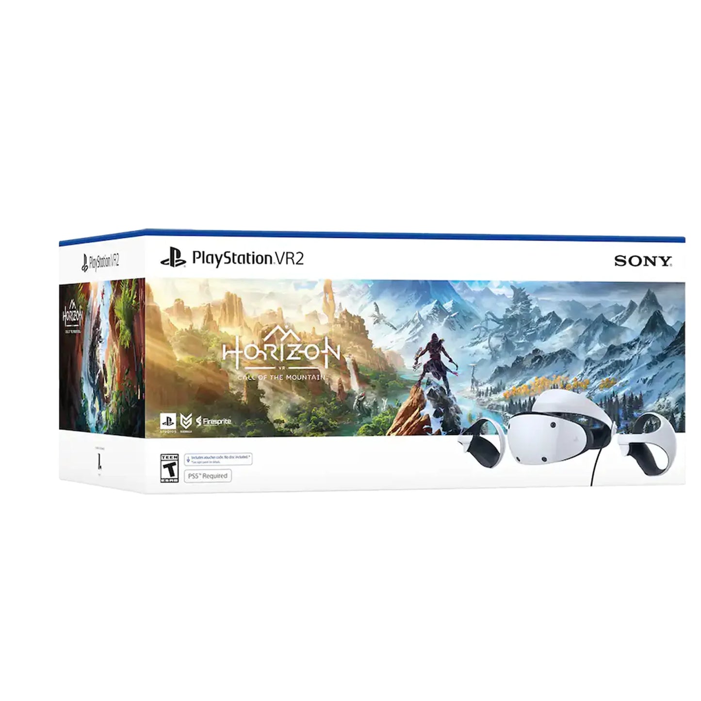 Sony PS VR2 VR Headset Bundle, Horizon Game Included with Sense Controllers & 3D Audio Experience