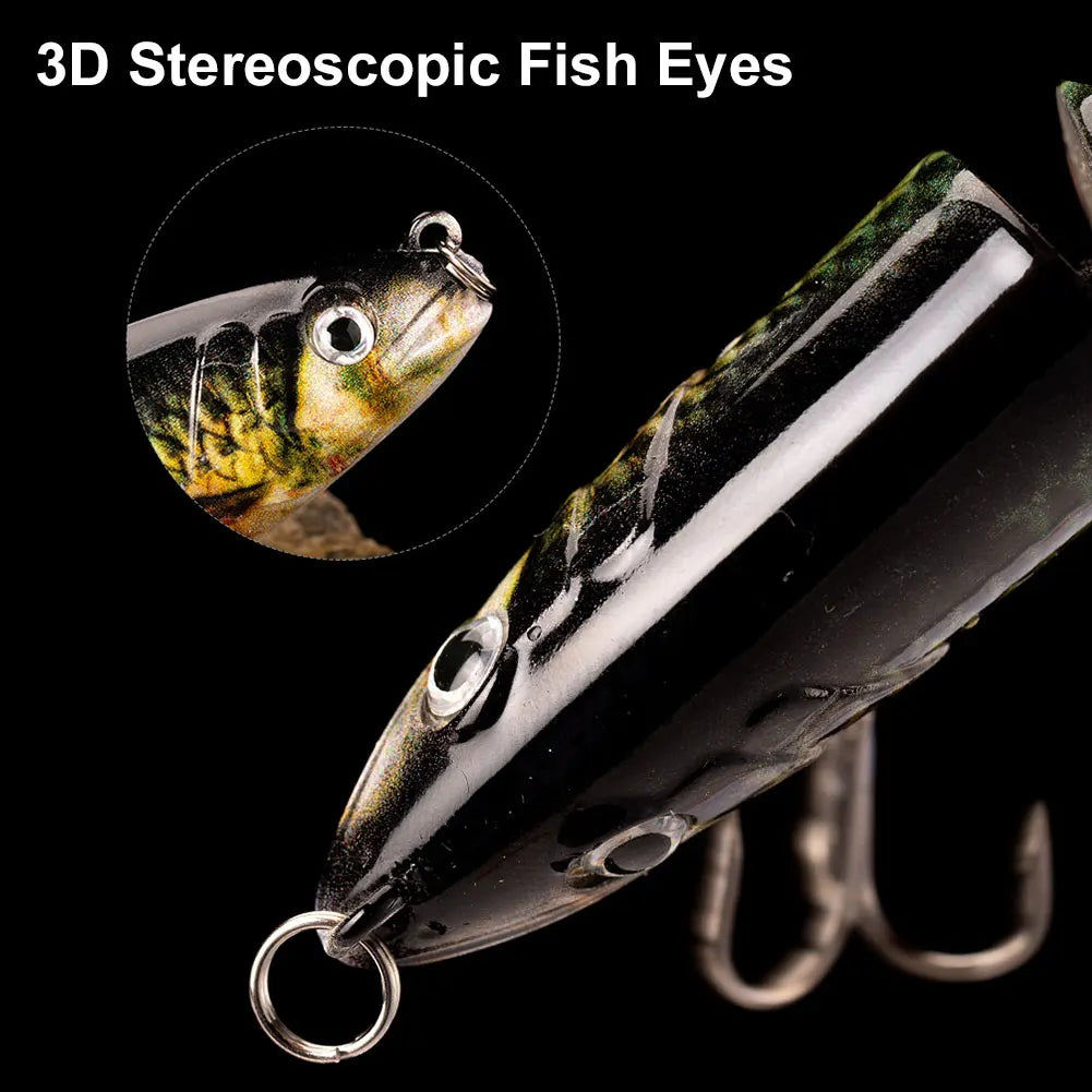 3Pcs Sinking Wobblers Fishing Lures Multi Jointed Swimbait Artificial Bait 135mm/20g Crankbait for Pike Bass Trout